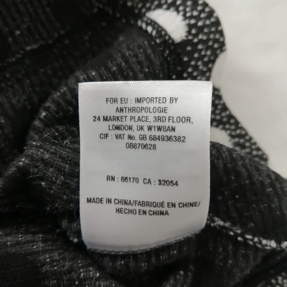 Anthropologie Maeve Polka Dot Jacquard V-Neck Tank Blouse in Black White XS - Picture 11 of 16